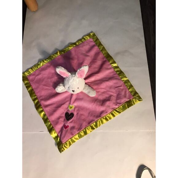 Carter's Just One You Lovey Rattle Security Blanket Pink Baby Soother Comfort - Picture 1 of 6